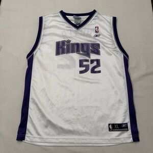 Reebok NBA Basketball Jersey Sacramento Kings Brad Miller #52 Youth Size XL
